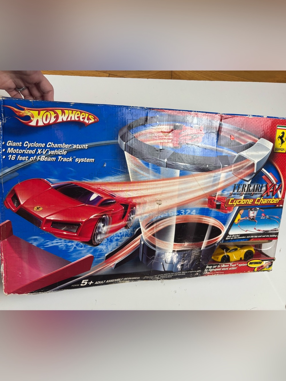 VTG RARE Mattel Hot Wheels: Ferrari Cyclone Chamber Track‎ Set